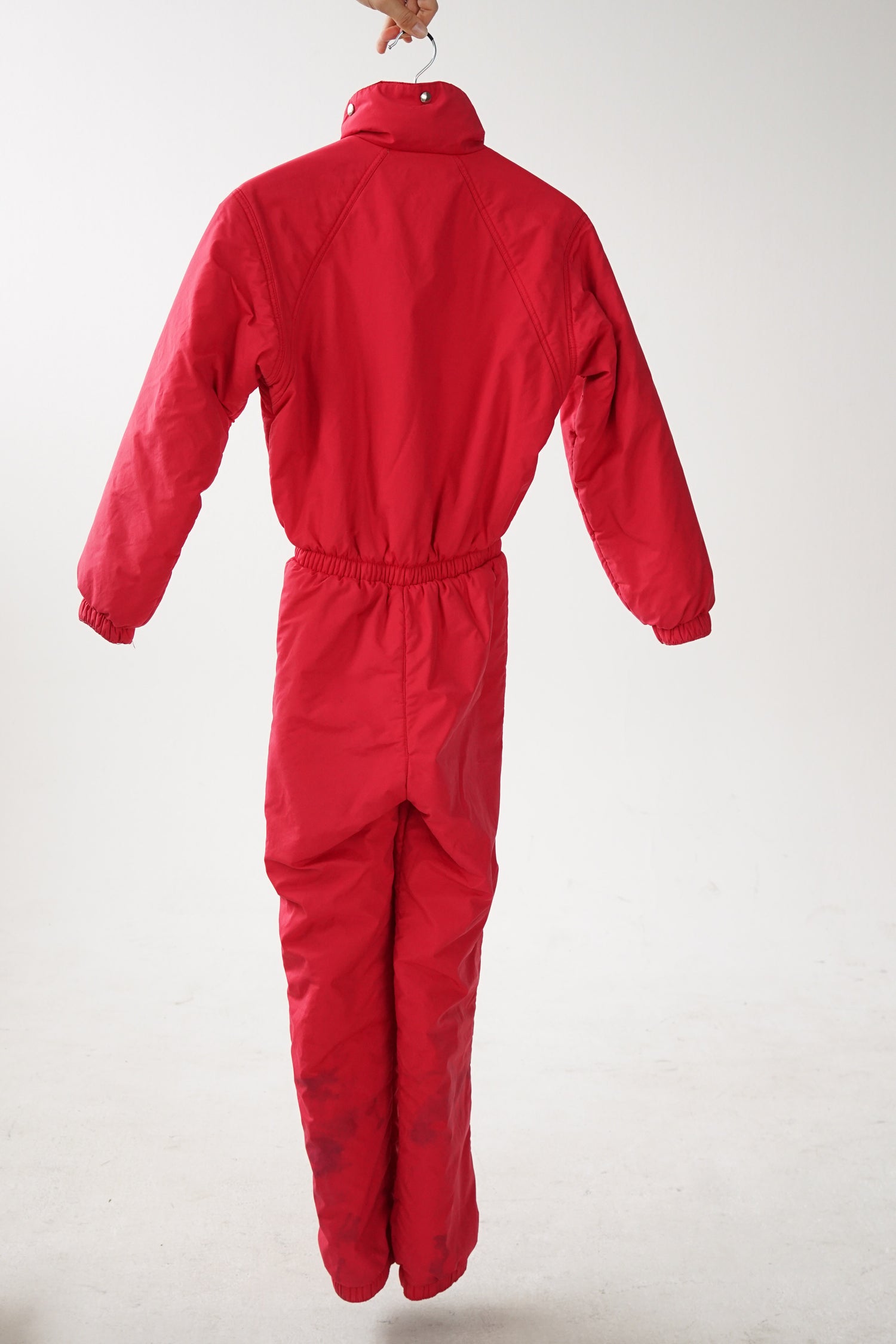 One piece skit suit Skiss, snow suit rouge pour femme taille 38 (XS)