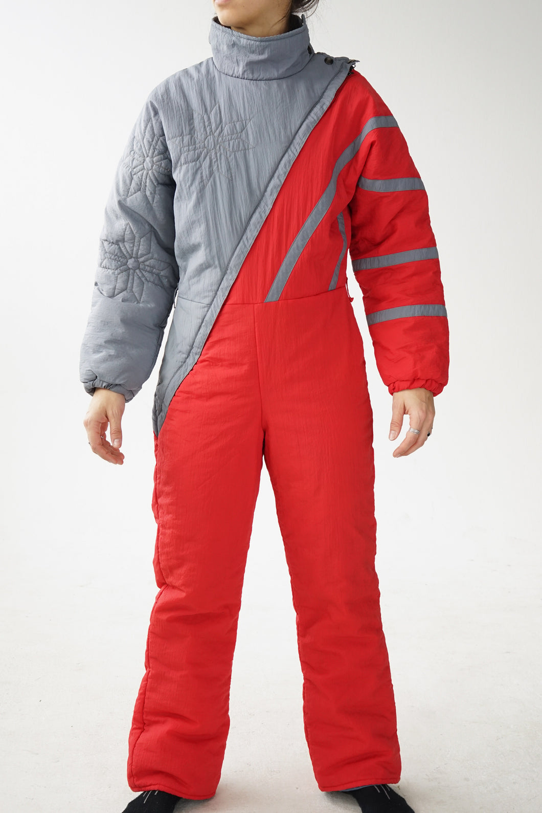 One piece ski suit asymétrique sans nom pour homme M