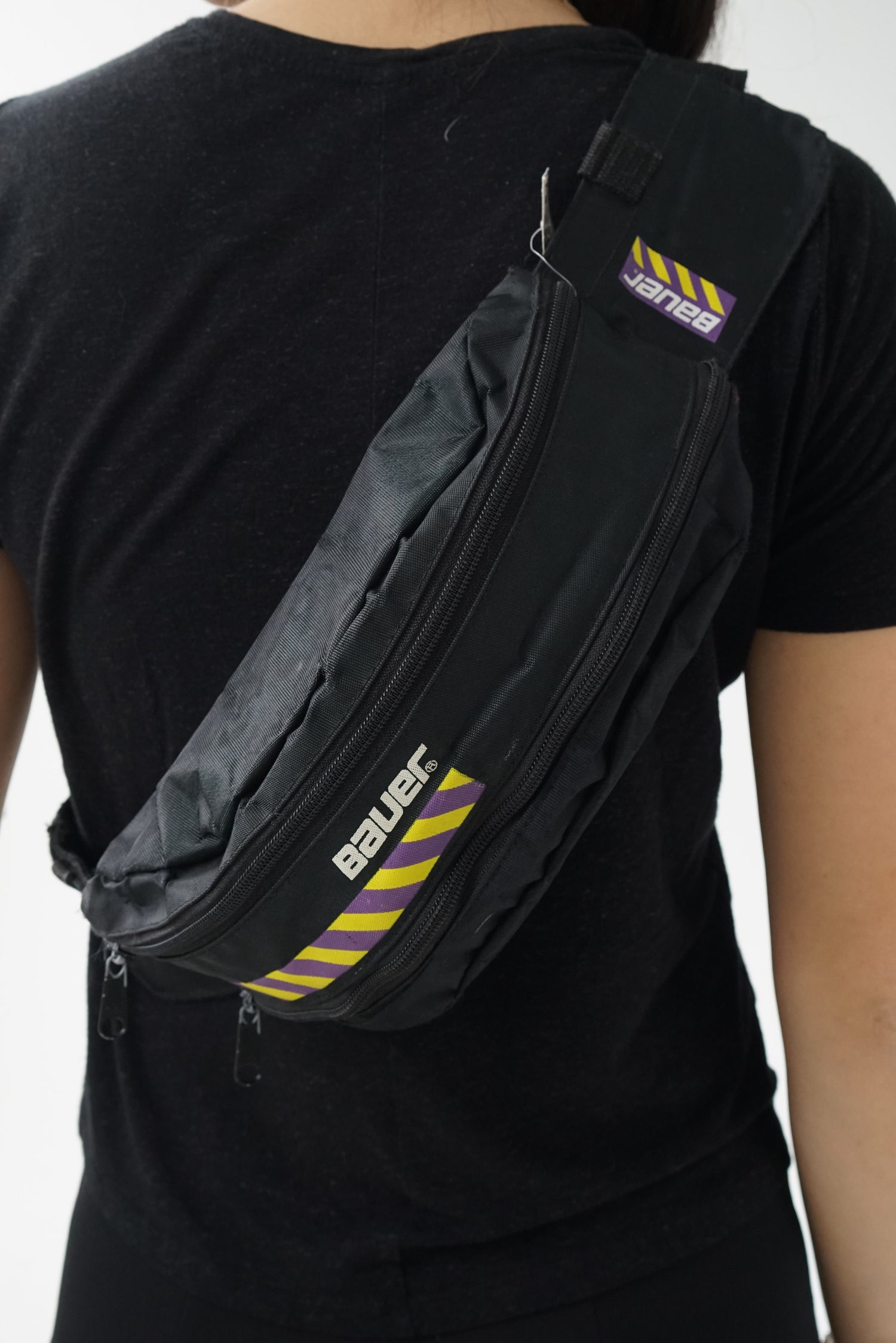 Sac banane expandable Bauer noir