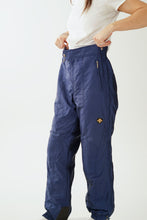 Load image into Gallery viewer, Vintage Descente metallic blue snow pants for men size 36

