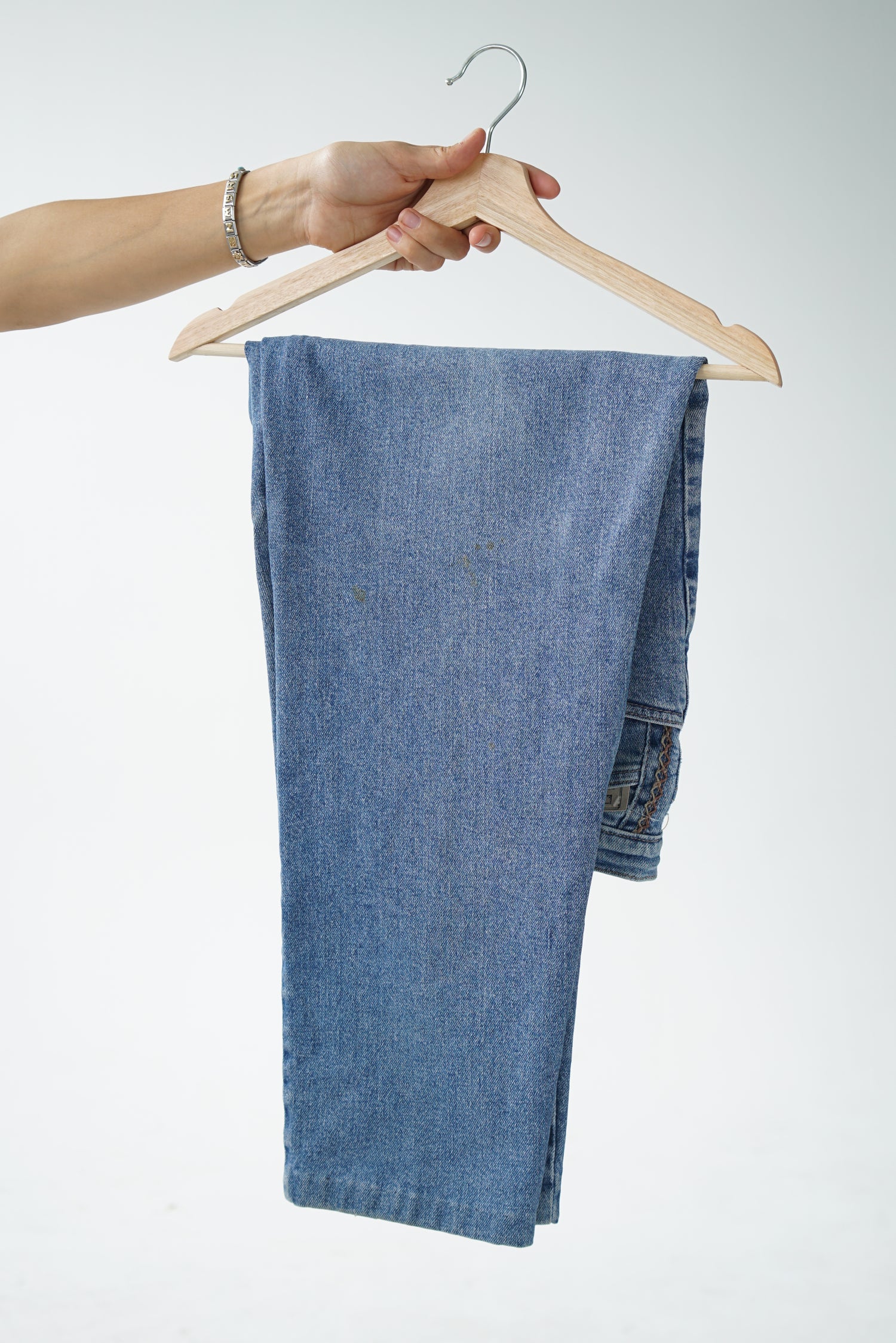 Vintage Lois jeans with shoe lace belt