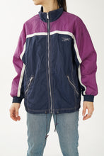 Load image into Gallery viewer, Vintage Reebok windbreaker with cotton lining for women size L
