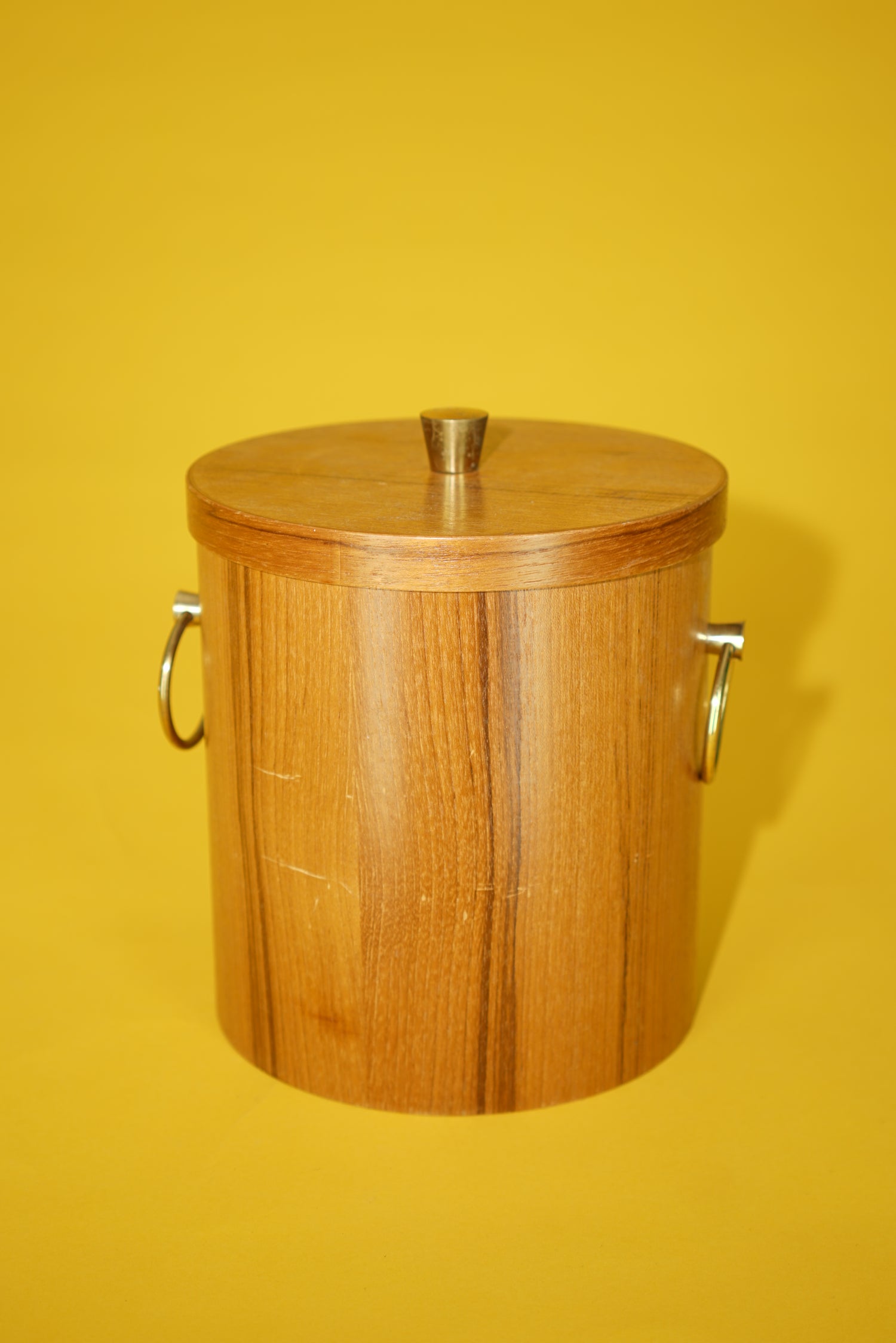 Vintage teak ice bucket