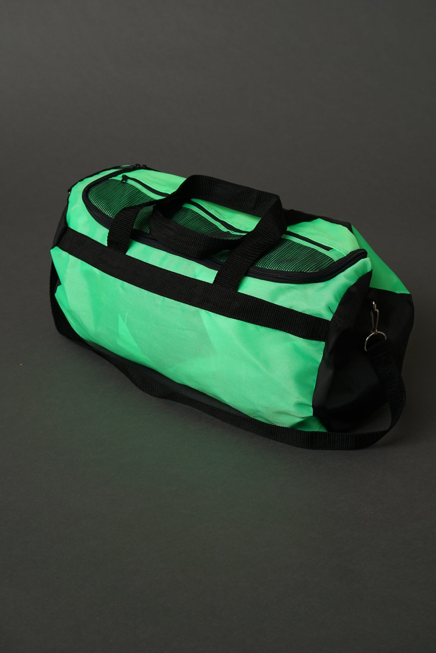Neon green vintage sport bag
