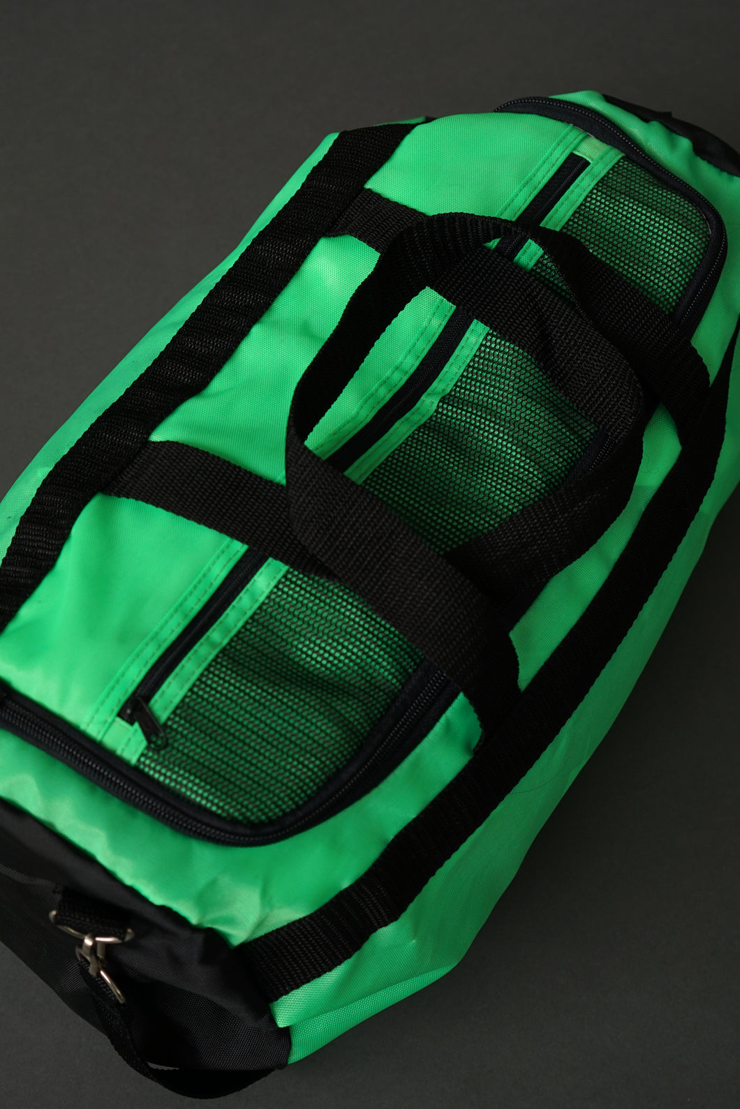 Neon green vintage sport bag