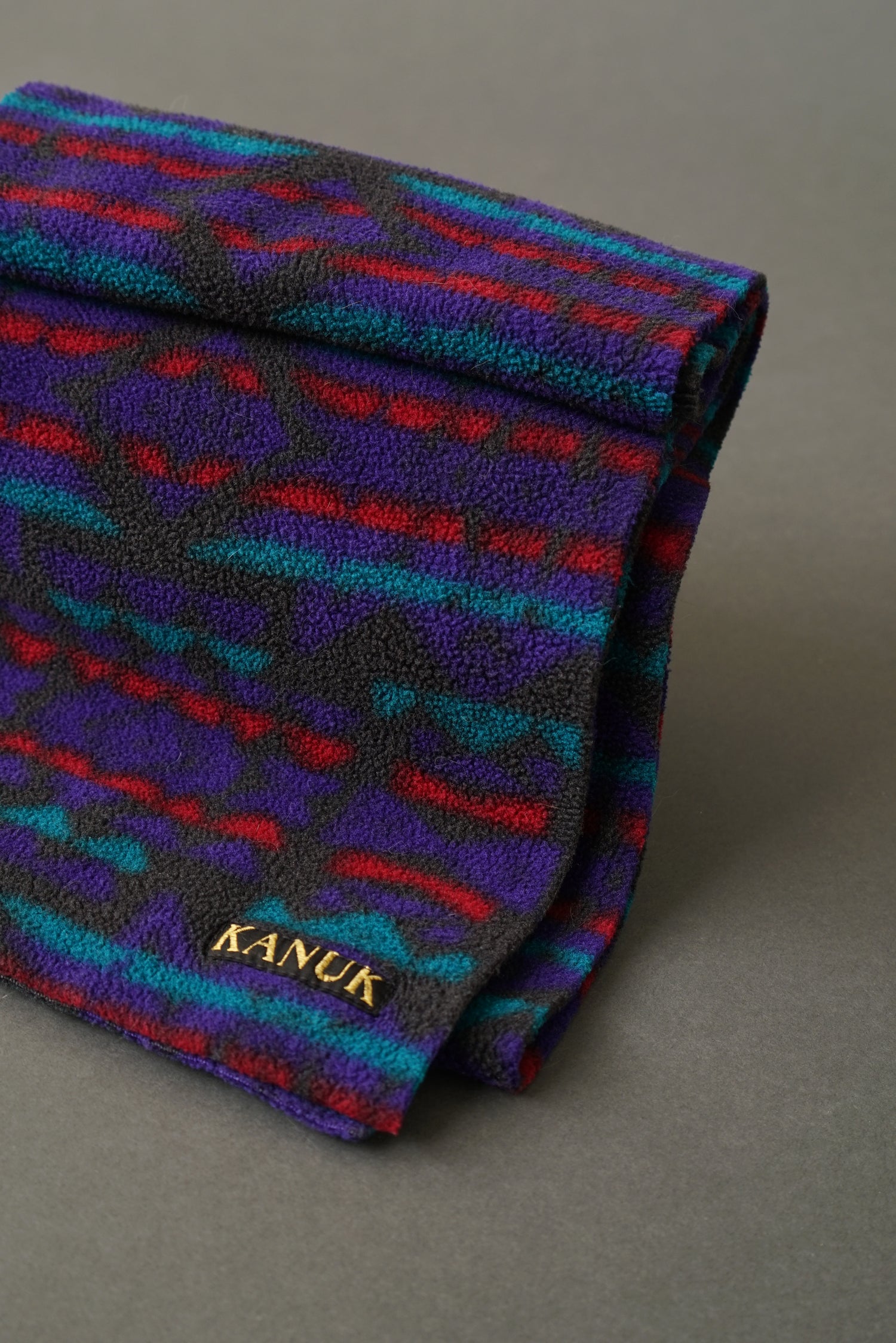 Foulard vintage Kanuk à motifs en polar