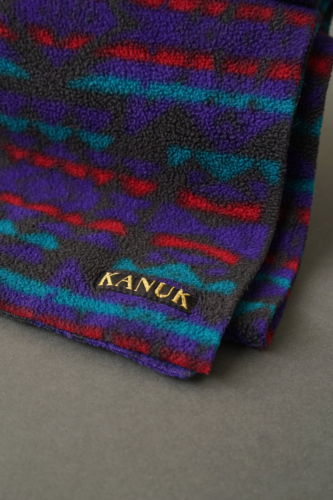 Foulard vintage Kanuk à motifs en polar