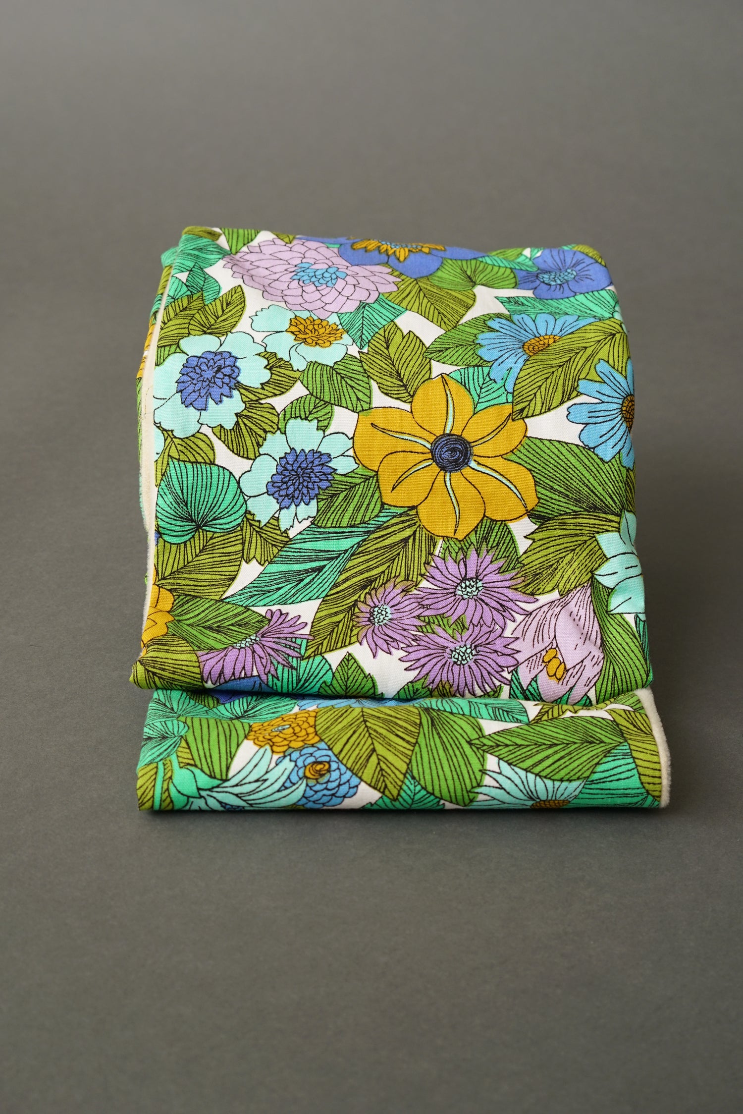 Vintage floral tube scarf