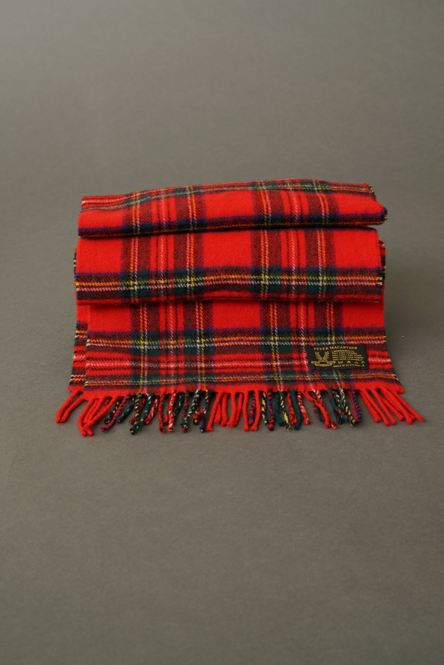 Peter Macarthur Foulard tartan en pure laine vierge fait en Écosse
