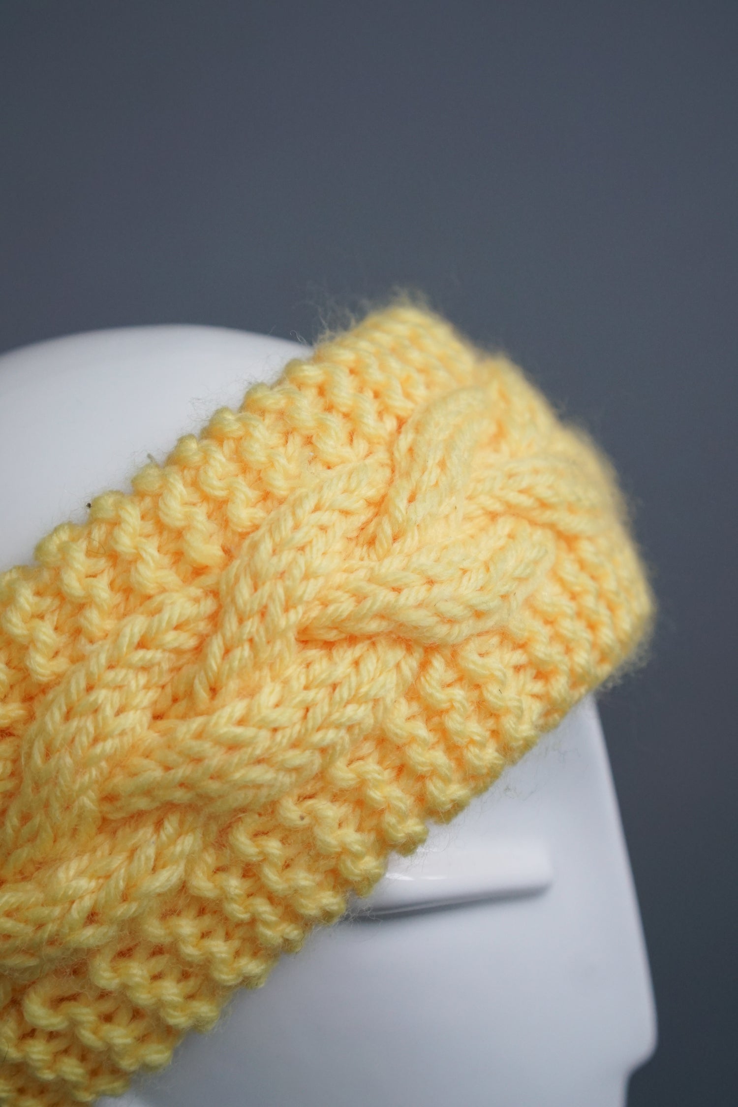 Vintage yellow headband