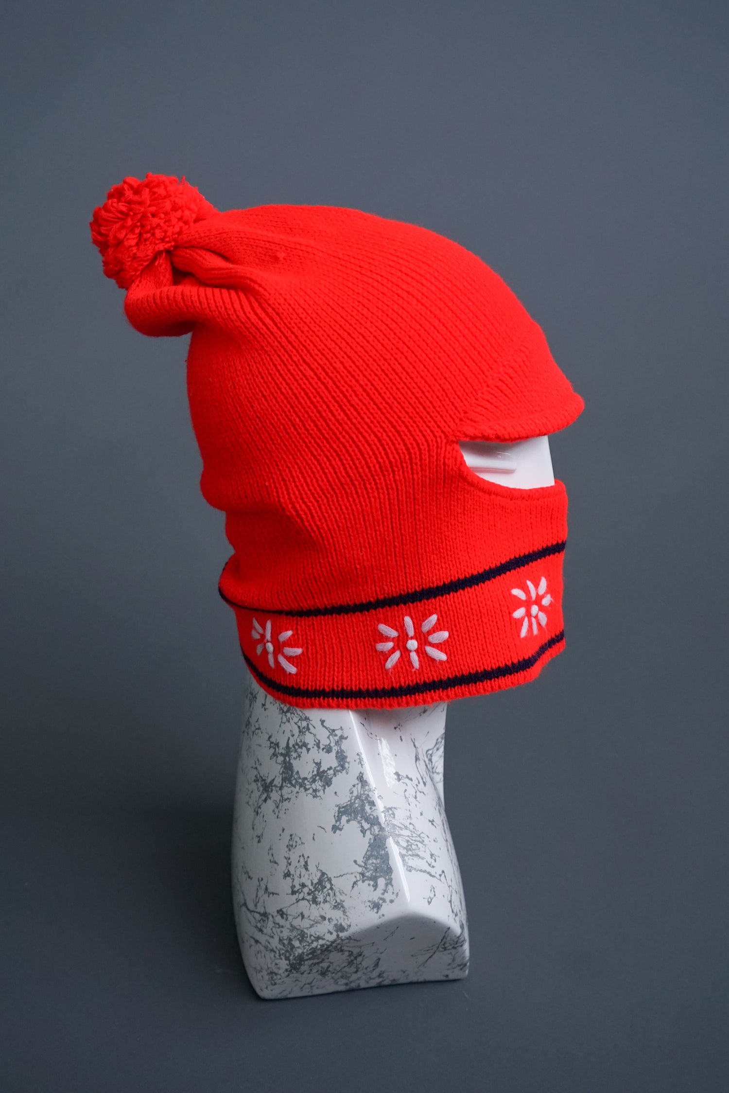 Unique vintage red hood