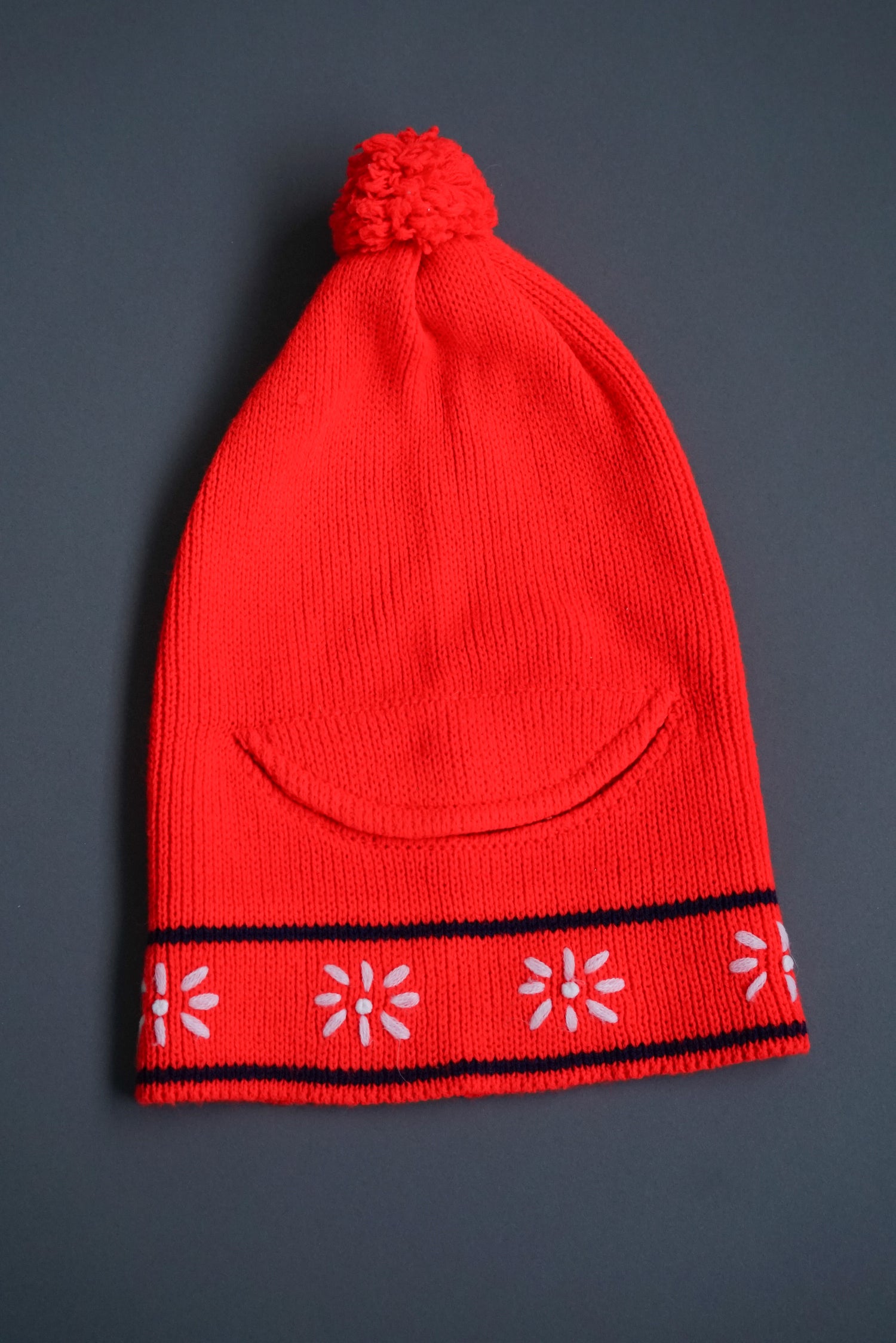 Unique vintage red hood