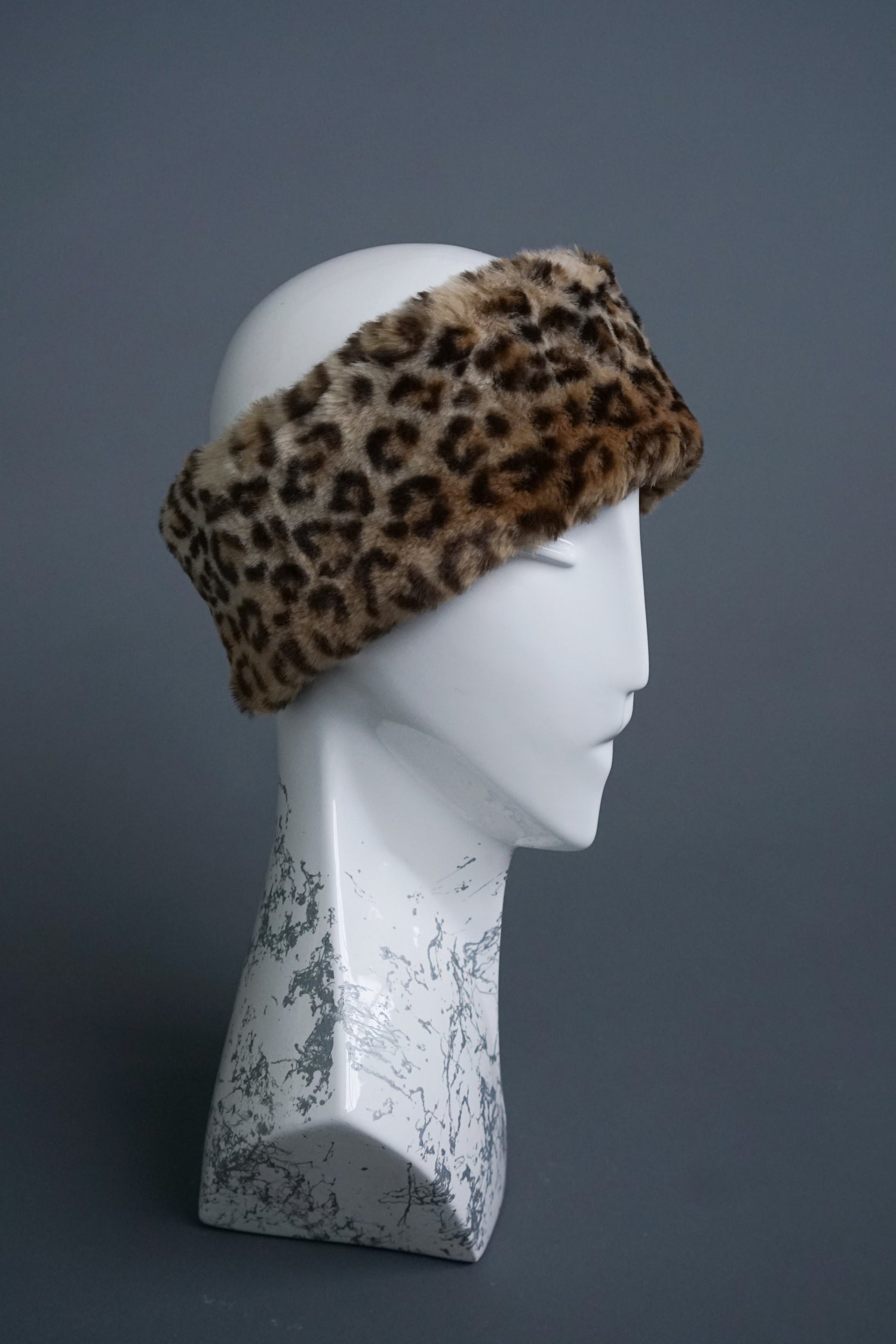 Bandeau en faux léopard