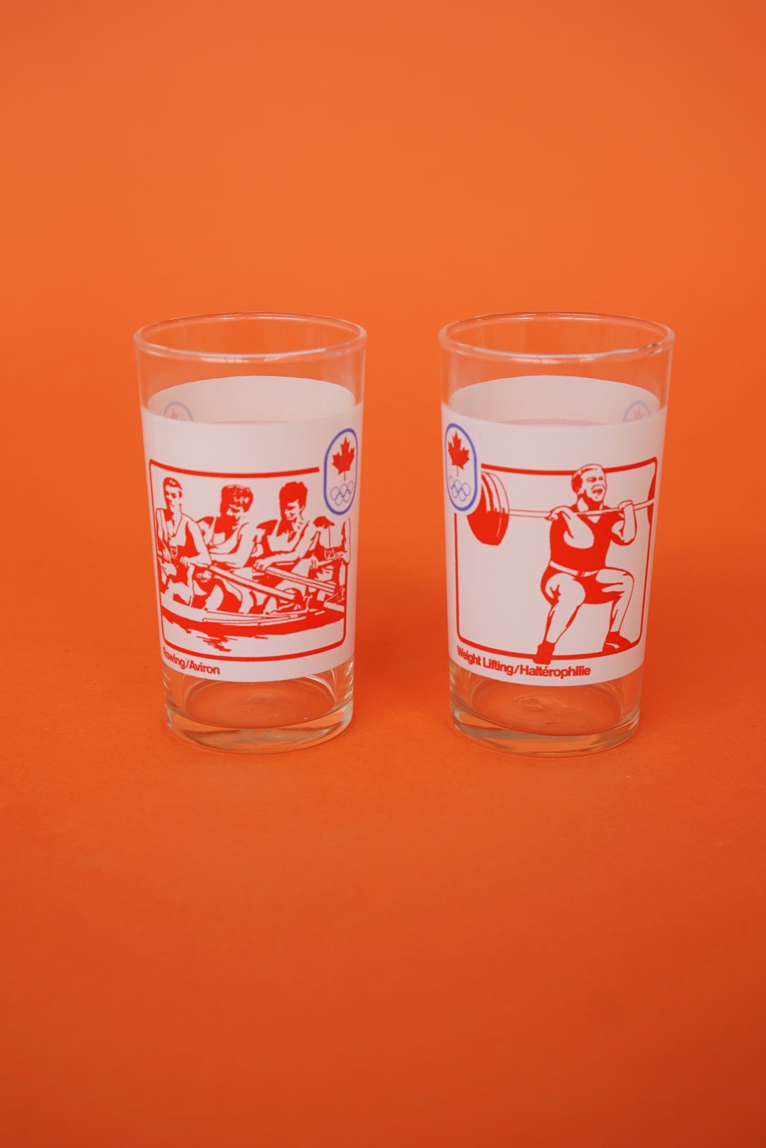 Collection Montreal's Olympics glasses