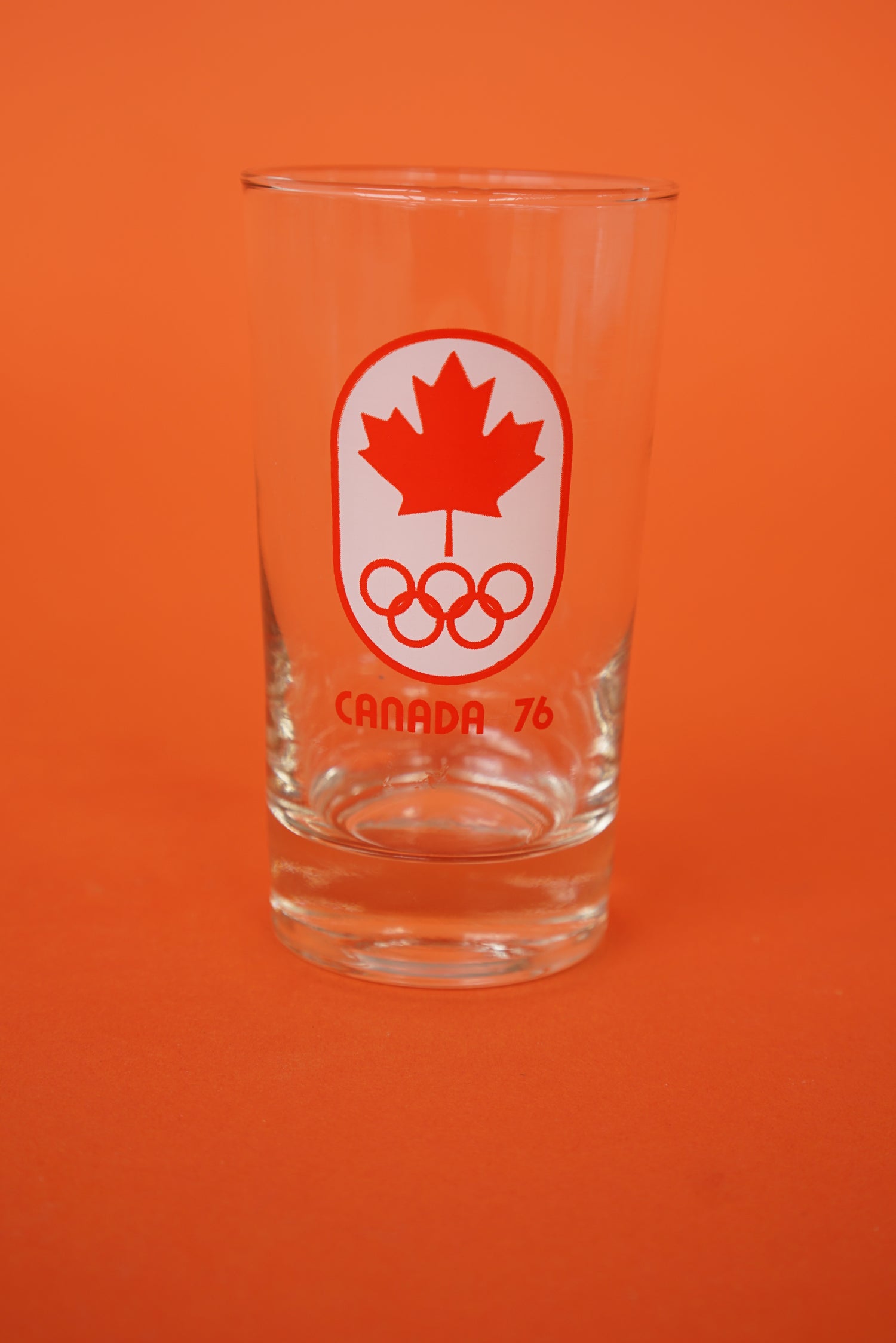 Collection 1976 souvenir glass from Montreal's Olympics