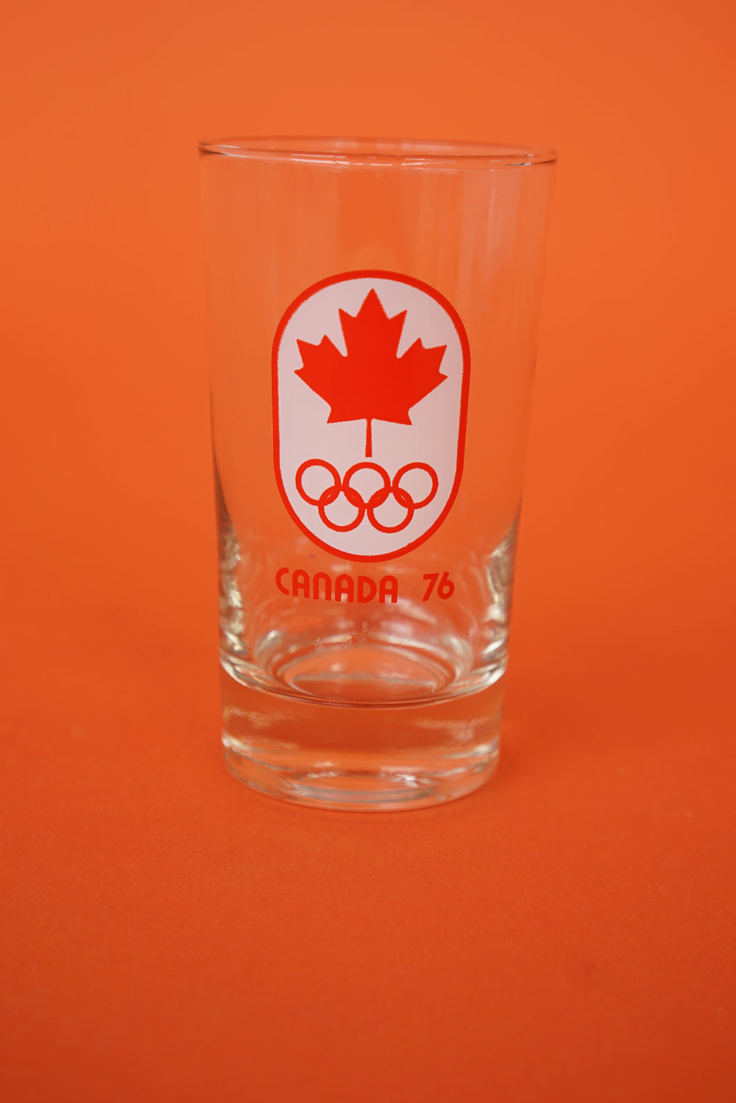 Verre souvenir de collection des Olympiques de Montréal 1976
