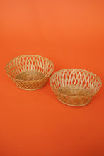 Load image into Gallery viewer, Duo of rattan baskets 8.5&#39;&#39;
