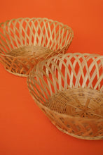 Load image into Gallery viewer, Duo of rattan baskets 8.5&#39;&#39;
