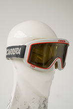 Load image into Gallery viewer, Lunette de ski vintage Carrera Ultrasight grise avec ligne rouge taille standard
