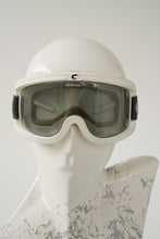 Charger l&#39;image dans la galerie, Lunette de ski vintage Carrera Everclear blanche et grise taille standard tel quel
