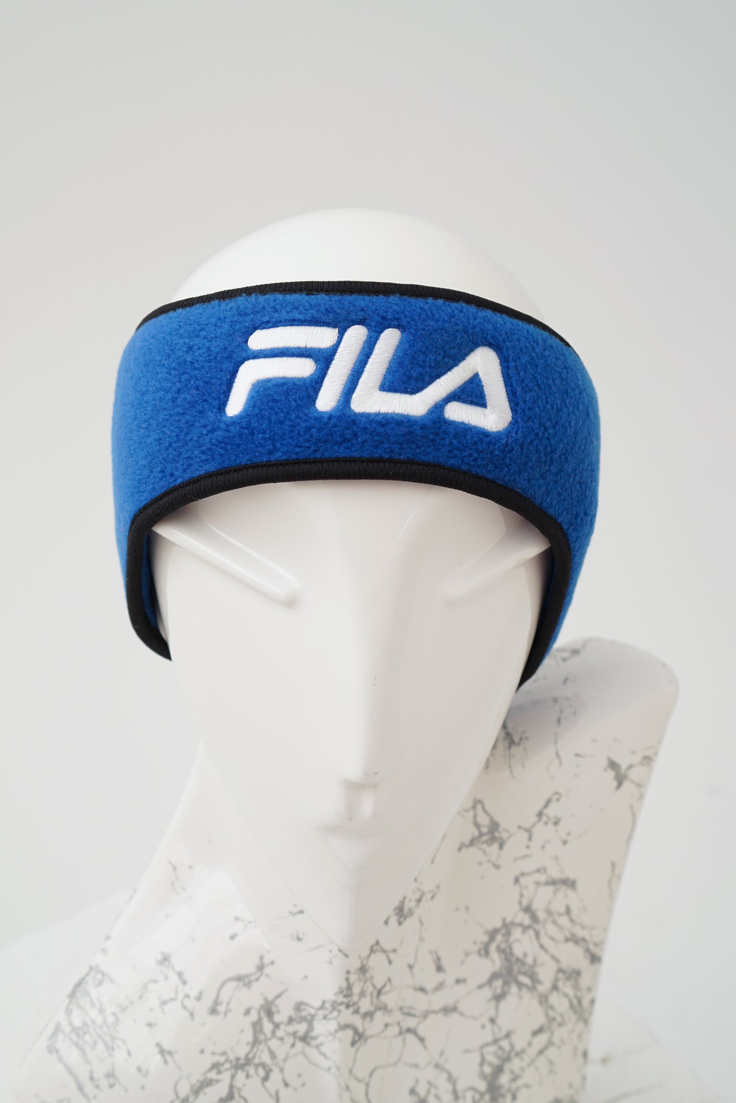 Bandeau à velcro vintage Fila bleu