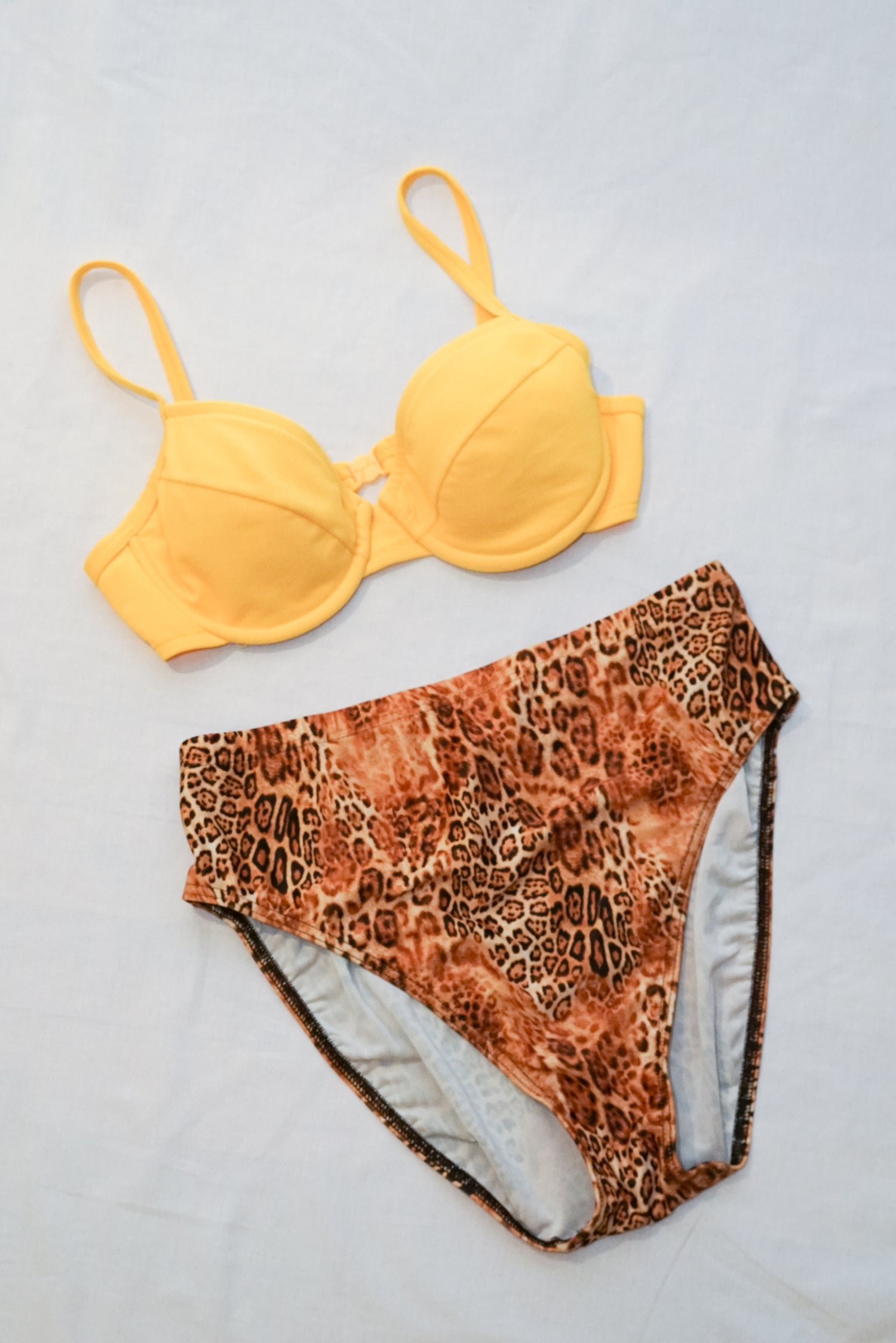 Culotte vintage taille haute léopard taille 14 (M-L)
