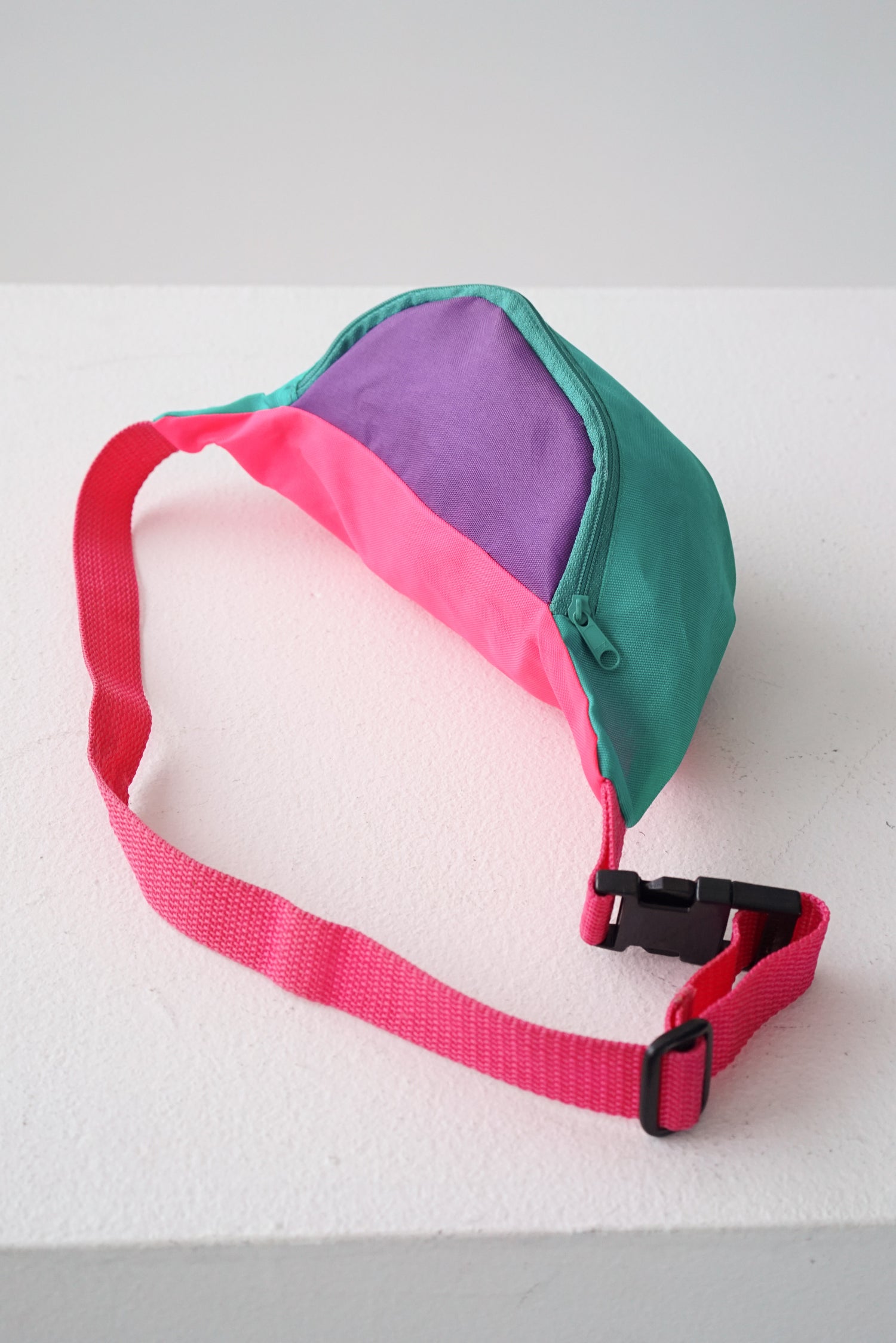 Sac banane rose turquoise