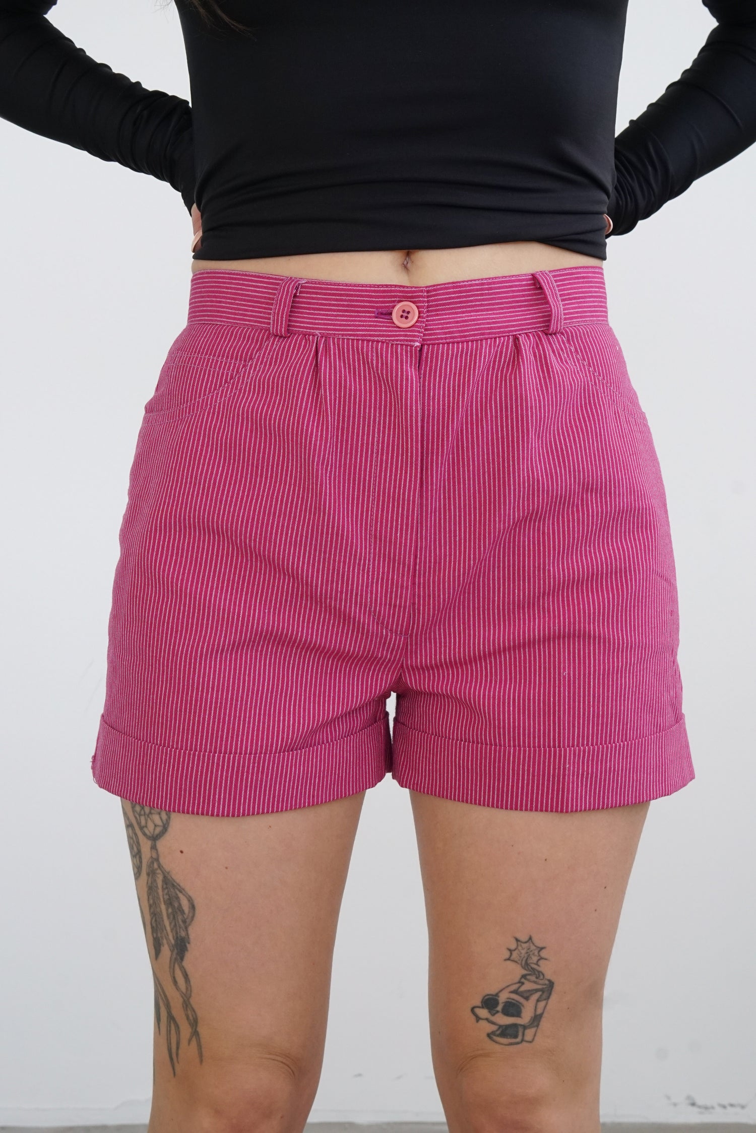 Short taille haute fait à la main taille 26
