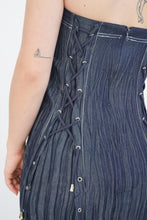 Charger l&#39;image dans la galerie, Jupe maxi ou robe vintage 90s à plis Alison Sheri taille S
