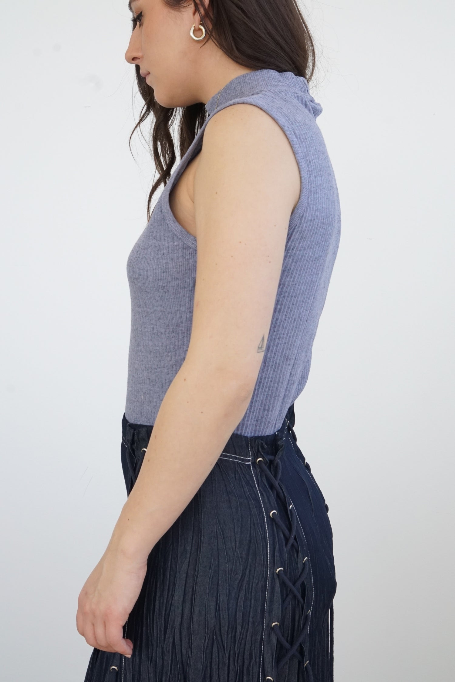 Camisole turtleneck taille M 100% coton faite au Canada