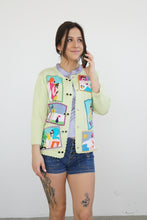 Load image into Gallery viewer, Veste 80s Christine Rotelli Sunglasses Cardigan taille S
