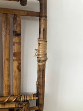 Load image into Gallery viewer, Vintage Italian bamboo wall shelf
